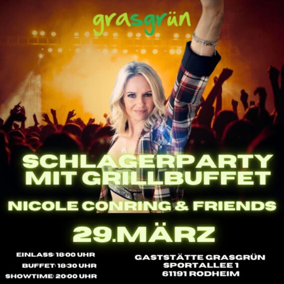 Schlagerparty mit Grillbuffet